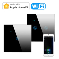 Apple Homekit APP WIFI Smart light Switch Smart House Wall Switch Siri Voice Control Timing Works Home kit