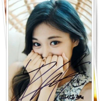 TWICE Tzuyu autographed signed original photo 4*6 inches collection freeshipping 07.2016 08
