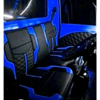 Interior Sarung Cover Jok Mobil Pick Up Caryy Grandmax SS Fanter APV Mega Caryy L300 Melindungi Dari