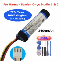 2024 Years 2600mAh LI11B001F Speaker Battery For Harman Kardon Onyx Studio 1 2 Studio2 Studio1 Player Battery Bateria + Tools