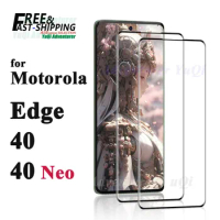 For Motorola Edge 40 Neo Screen Protector 3D Curve Tempered Glass Side / Full Glue Transparent Anti Scratch Fast Free Shipping