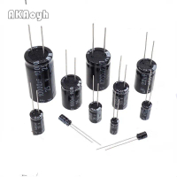 Tụ Điện Điện Phân Nhôm Nội Dòng, 50 Cái, Có Các Cỡ 16V, 25V, 35V, 10UF, 22UF, 33UF, 47UF, 100UF, 220