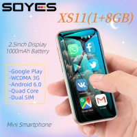 SOYES XS11 3G Mini Android SmartPhone 2.5Inch WIFI GPS RAM 1GB ROM 8GB Quad Core Google Play Facebook Whatsapp Mobile Phone