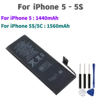 High Capacity For Replacement Battery For iPhone 5 5S 5C iPhone 5 iPhone 5S iPhone 5C Replacement Battery +Free Tools