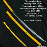 Katana Sirasaya Bambu Kuning