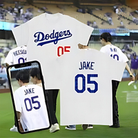 2023 new[AXM]original T-shirt Korean pop Dodgers jersey customized tshirt for men heeseung Jungwon J