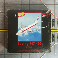 Herpa 1:500 747-400 THAI flugzeugmodell aus Metall 飛機模型【Tonbook蜻蜓書店】