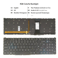 RGB Backlit Laptop Keyboard for Acer Predator PH315-52 PH317-53 PH317-54, PT315-51 PT315-52 US UK Arabic Portuguese Russian Thai