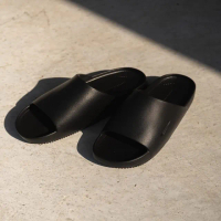 【NIKE 耐吉】Nike Calm Slippers Slide Black 黑 麵包鞋 防水 舒適 厚底 男鞋(FD4116-001)