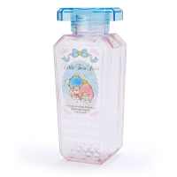 小禮堂 雙子星 香水瓶造型透明隨身冷水瓶《粉綠》530ml.水壺.隨身瓶