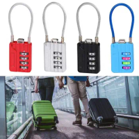 Anti-theft Security Coded Lock 4 Digit Password Lock Zinc Alloy Backpack Luggage Combination Lock Practical Home Hardware