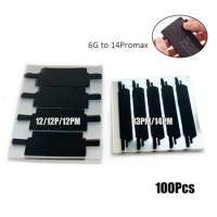 100pcs Battery Flex Black Protective Tape For iPhone 13 12 11 14 Pro Max Xs Xr X 6 7 Battery Replace Soldering Repair Insulating