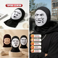 OEM ONE-C1649 Topeng Ugly Face Lucu Masker Ekspresi Wajah Abstrak Unik Kreatif / Masker Prank Cospla