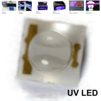 6PCS 3535 Led UV GEL Curing Lamp Ultraviolet Light Cure Oil Printing Machine Glass Ink Paint Silk Screen 3D Printer 365nm