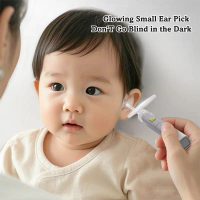 Children's Lighted Ear Picks with Magnifying Glass Tweezers, Foldable Five-Piece Set, Baby Ear Clean