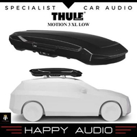 Roof Box Mobil THULE Motion 3 XL LOW Black Glossy 400L ORIGINAL SWEDIA