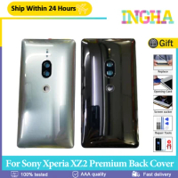 Original Back Battery Cover For Sony Xperia XZ2 Premium XZ2P Back Cover H8166 H8116 SOV38 Housing Door Rear Case Replacement