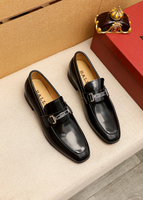 BALLY รองเท้าหนังผู้ชายชั้นบนสุด หนังวัว รองเท้าธุรกิจแบบสบาย รองเท้าหนังแท้สำหรับผู้ชาย รองเท้าทันส