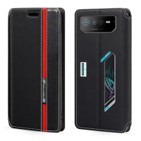 For Asus ROG Phone 6 Case Fashion Multicolor Magnetic Closure Leather Flip Case Cover with Card Holder For Asus ROG Phone 6D