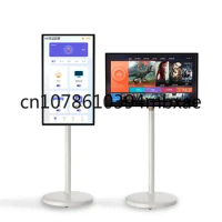 27,32 Inch Portable Smart Television Touch Monitor LCD Screen with Android 12 2K Panel Rotating TV