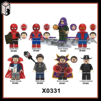 Siêu Anh Hùng MCU Green Goblin Doctor Strange Eddie Brock Đồ Chơi Lắp Ráp Spider Man No Way Home X03