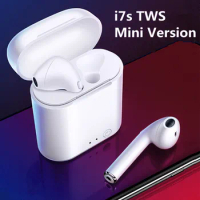 I7s Mini TWS Bluetooth Earphones Sports Wireless Earbuds Headset Stereo Headphone With Mic Charging Box PK i9s Tws for All Phone