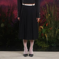 3Mongkis - 3Mongkis x JOVI Pleated Skirt S Hitam