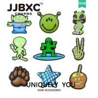 JJBXC Charm phu kien giay   Khoa trang tri phim hoat hinh nguoi ngoai hanh tinh chinh hang doc quyen