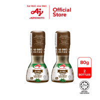 AJI SHIO Black Pepper Bottle (80g x 2 bottle)
