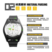 手腕手錶指南針教學教具指北針 禮品指南針便攜防水高精準 現貨