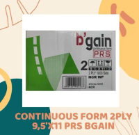 KHUSUS GOSEND / KERTAS / CONTINUOUS FORM 2 PLY 9,5`X11 PRS WP BGAIN