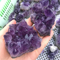 Natural raw natural amethyst geode quartz cluster crystal specim for decoration