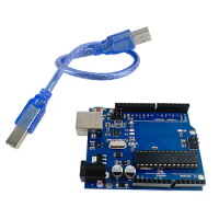 Replace UNO R3 Official Box ATMEGA16U2+MEGA328P Chip For Arduino UNO R3 Development Board + USB CABLE