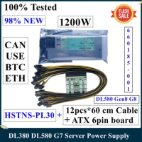 LSC Refurbished 1200W BTC PSU For HP DL580 Gen8 G8 Server Power Supply HSTNS-PL30 643956-201 643933-001 660185-001 Fast Ship