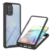 New Cases For cellular Samsung A71 5G Hot Selling Caso sFor Kryty Samsung Galaxy armor A Quantum Front And Back Cover Sansumg