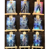 3Pcs/set Dragon Ball Flash Cards super saiyan Goku Vegeta Torankusu Dragon Ball Super Game Anime Collection Cards Gift Toys