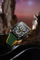 Jam Tangan Pria T5 7812W Chronograph Stopwatch Original Tali Rubber Kaca Safir Tahan Air 3 Meter Inc