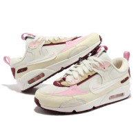 【NIKE 耐吉】W AIR MAX 90 FUTURA 情人節 奶油粉 愛心 女鞋 休閒鞋 運動鞋 白紅(FD4615-111)