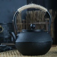 Boiling Tea iron Kettle Cast iron Teapot Pig iron Tea Pot Kungfu Tea Pot Oxidized Uncoated iron teapot