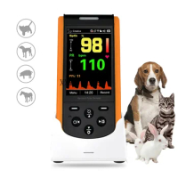 Blood Oxygen Saturation Monitor Digital Portable Veterinary Pulse Oximeter Vet Dog Cat Oximetro Animal Pulse Oximeter