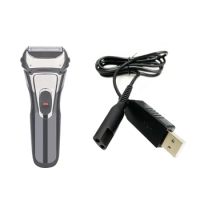 USB Charging Cable for Braun1-9 series Electric Razors and Series Fast and Efficient Line