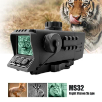 ANDRU Night Vision Scope MS32 Mount NV Sights Optical 3.5x32 Digital Infrared Red Dot Sight Pro Reticle