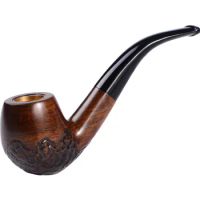 Solid Wood Pipe Filter Four-Purpose Tobacco Pipe Smoke Traditional Small-Bowled Long-Stemmed (Tobacco) Pipe Pot Accessories
