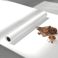 【Wall stickers】 2/3/5M Matte Wallpaper White/Grey/Black Vinyl Self-Adhesive for Wall Shelf Liner Tab