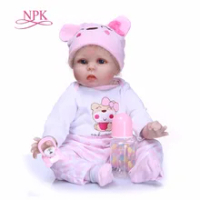 NPK Produk Baru Simulasi Bayi Terlahir Kembali Boneka Full Body Silikon Boneka Cuci Mainan Mandi Hadiah Orisinalitas Bayi Model Khusus