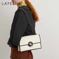 LA FESTIN 2024 New Women Bags Fashion Chain Bags Shoulder Crossbody Bag Female Square Bags Luxury Design