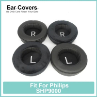 Earpads For Philips SHP9000 Headphone Earcushions Protein Velour Pads Memory Foam Ear Pads