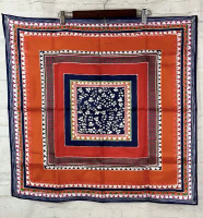 Vintage Multicolored Retro TOTES Rain Scarf - Water Repellent 1977 Japan