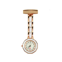 WAH629 Rose Gold Fob Hanging Nurse Brooch Watch Breast Watch for Doctor 6 Pieces