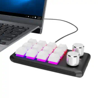 12 Keys Mini Keyboard Keypad Shortcut DIY Game Multifunctional PC USB Mini Keyboard Game Equipment PC Accessories For Lab And